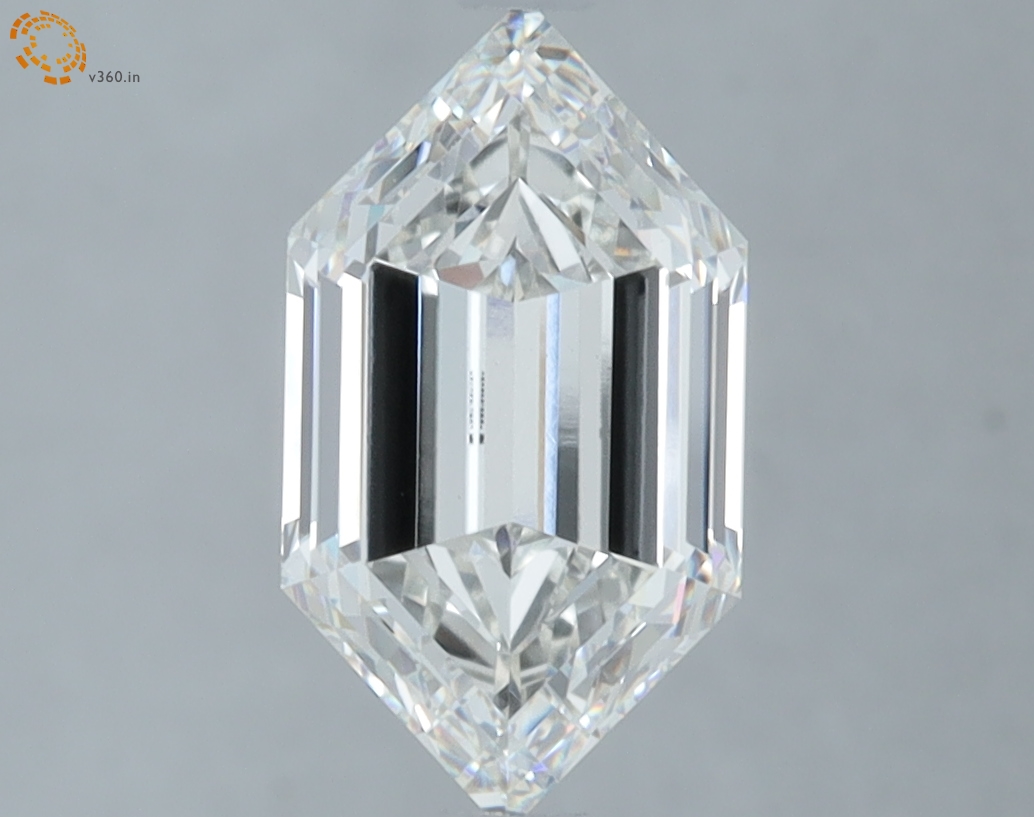2.29 carat Hexagon lab grown diamond, G VVS2, IGI certified