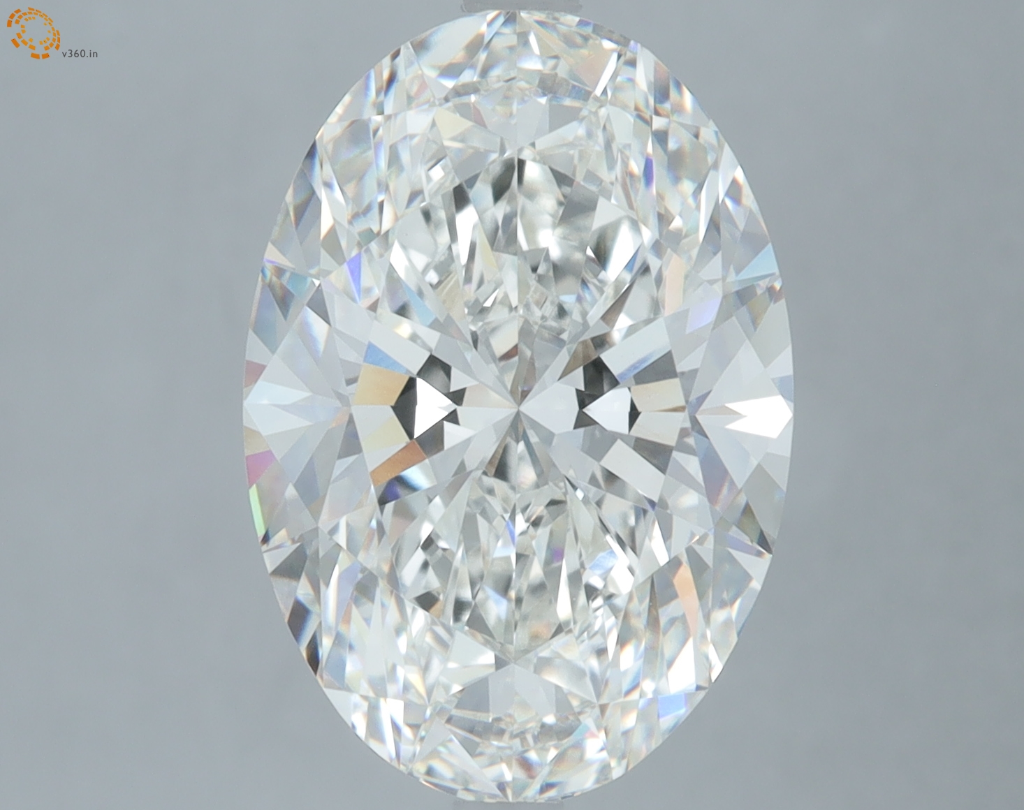 7.24 carat Oval lab grown diamond, G VVS2, IGI certified