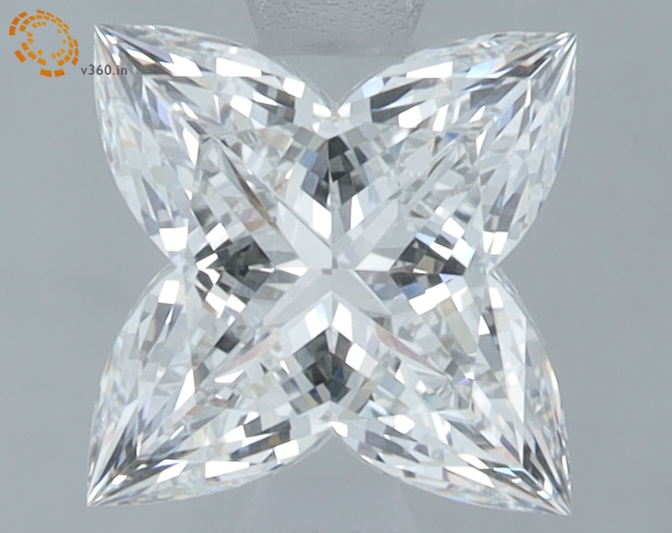2.07 carat Lily Cut lab grown diamond, E VVS2, IGI certified