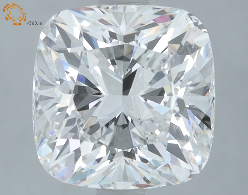 3.10 carat Cushion lab grown diamond, E VS2, IGI certified