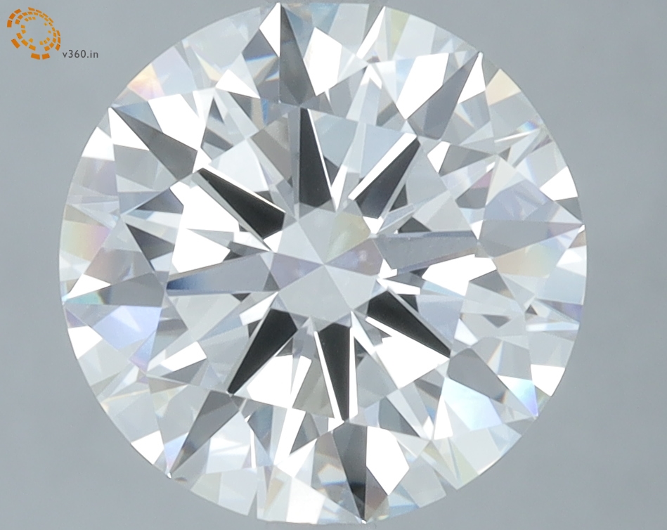 4.01 carat Round lab grown diamond, F VS2, IGI certified