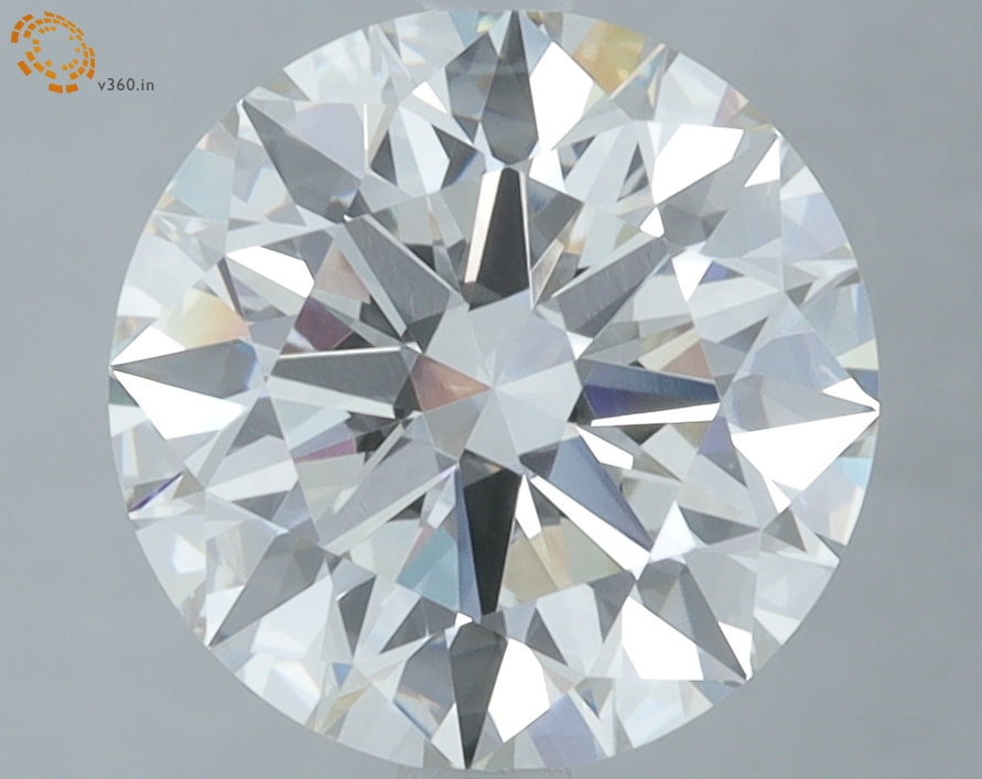 3.31 carat Round lab grown diamond, G VVS2, IGI certified