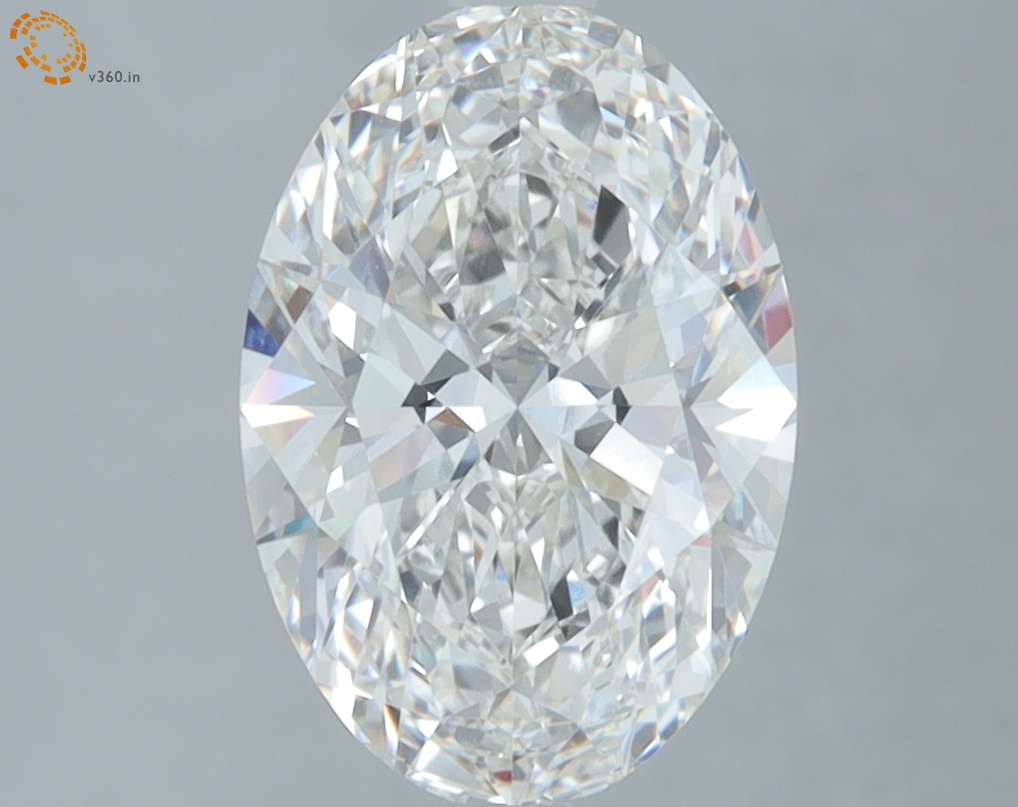 2.50 carat Oval lab grown diamond, G VVS2, IGI certified