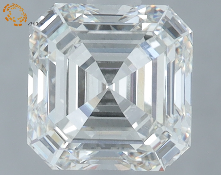 1.59 carat Asscher lab grown diamond, G VVS2, IGI certified