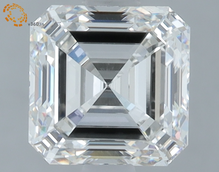 1.70 carat Asscher lab grown diamond, G VVS2, IGI certified