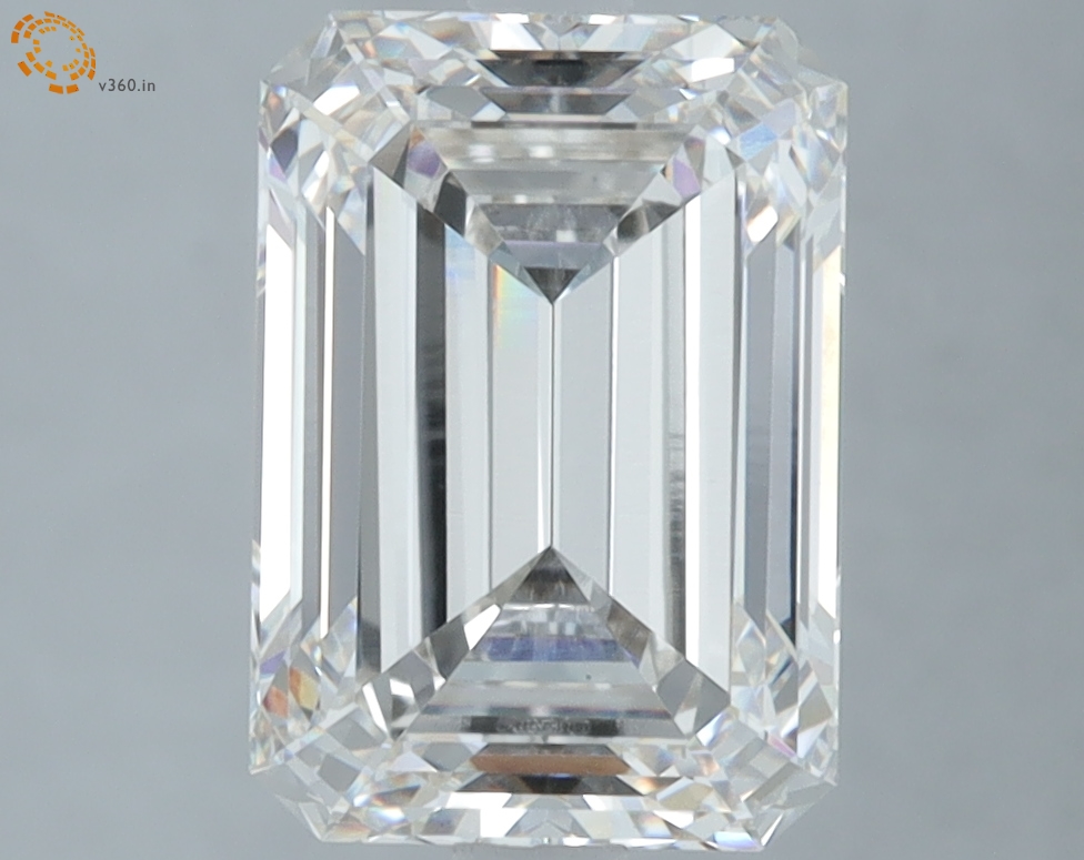 3.48 carat Emerald Cut lab grown diamond, G VVS1, IGI certified