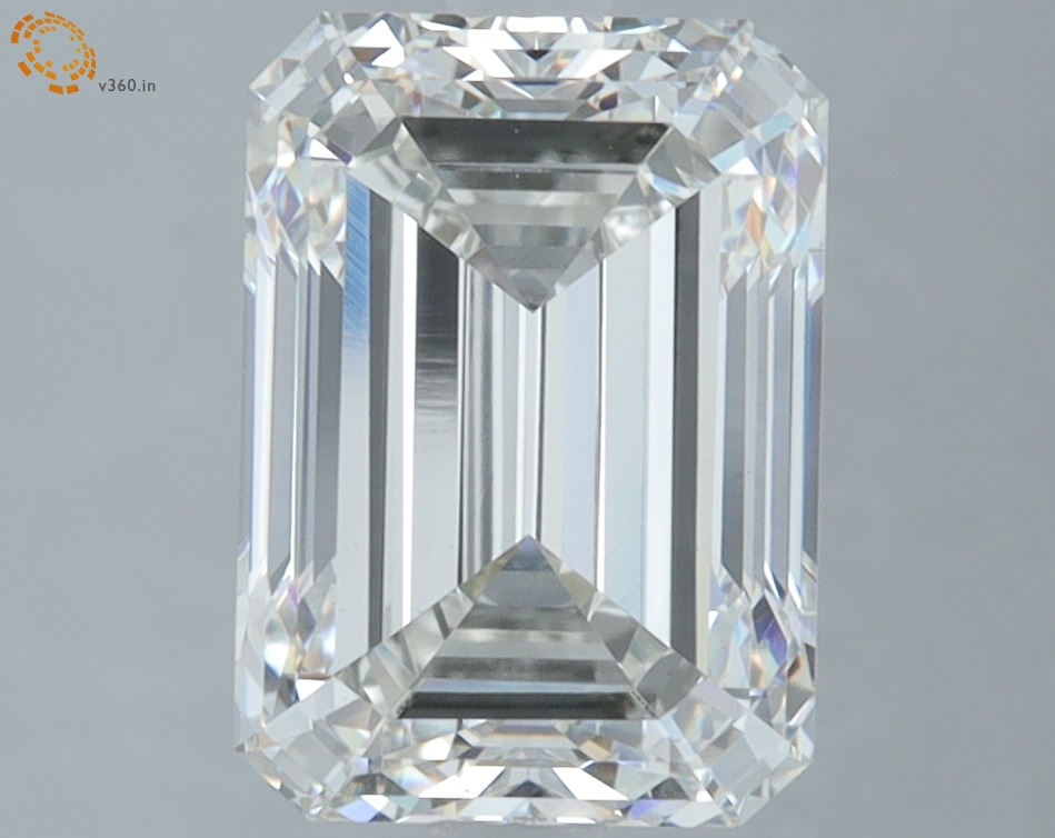3.54 carat Emerald Cut lab grown diamond, G VVS2, IGI certified