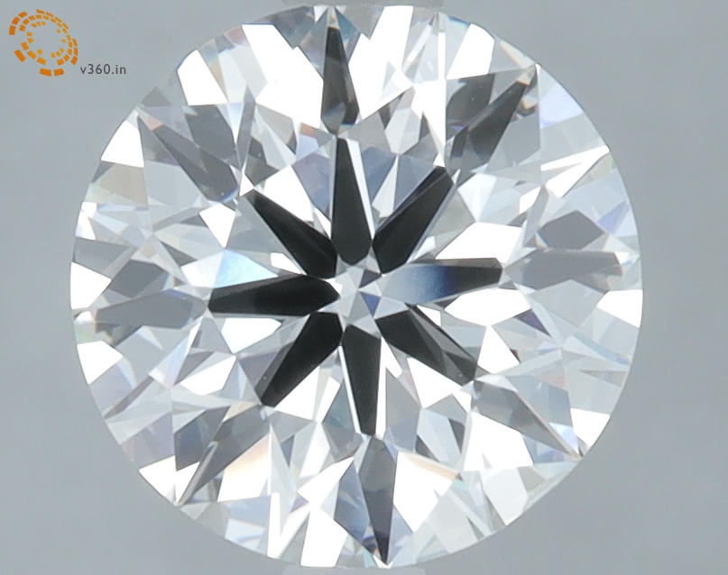 2.50 carat Round lab grown diamond, E SI1, IGI certified