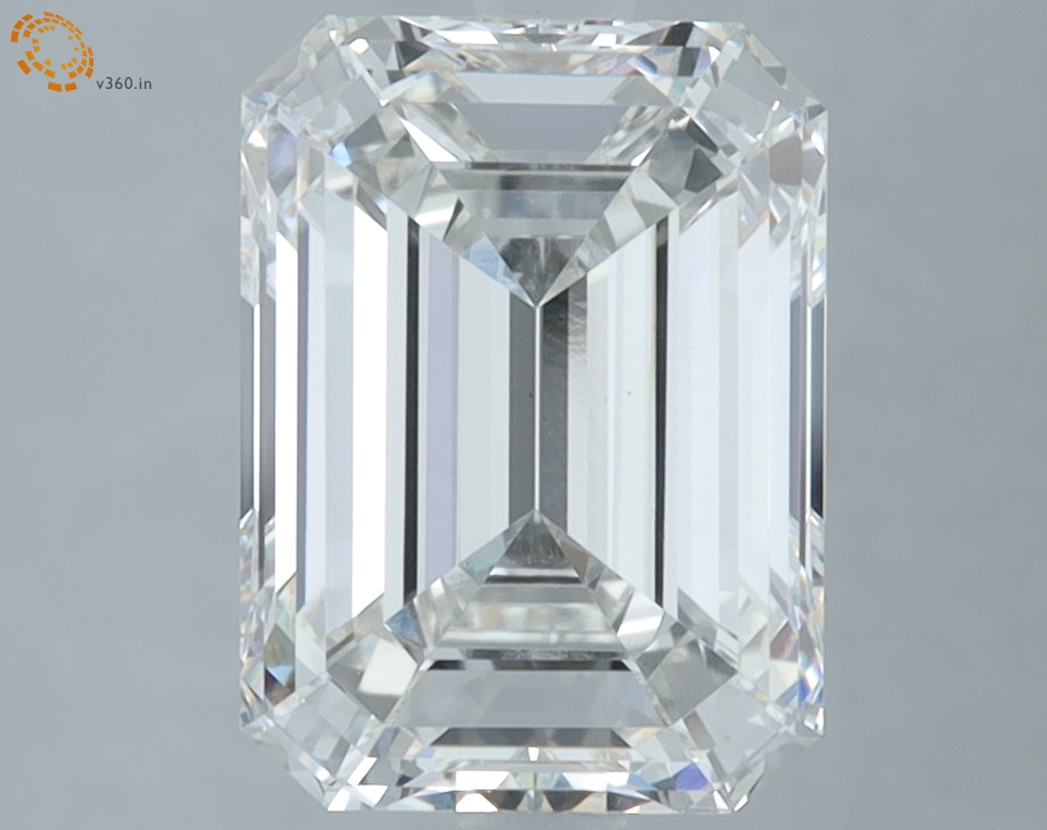 3.62 carat Emerald Cut lab grown diamond, G VVS2, IGI certified