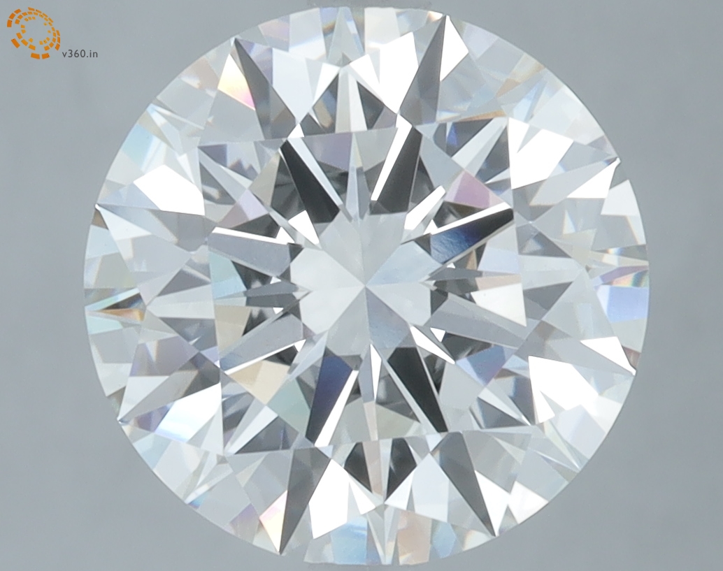 5.09 carat Round lab grown diamond, G VVS2, IGI certified