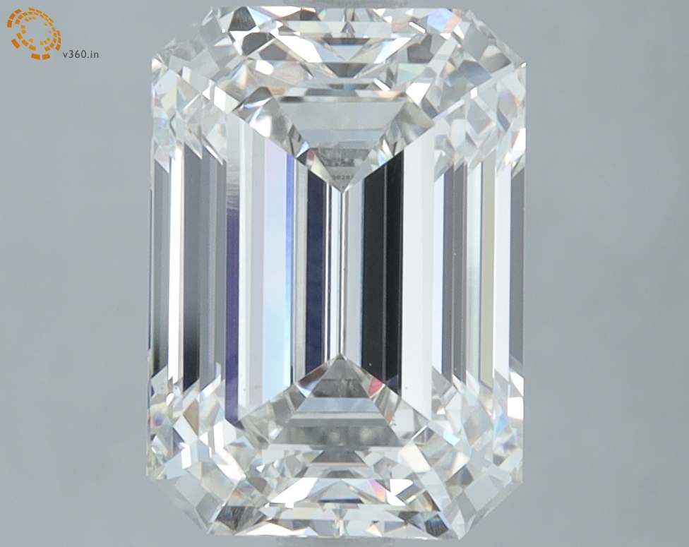 3.68 carat Emerald Cut lab grown diamond, G VS1, IGI certified