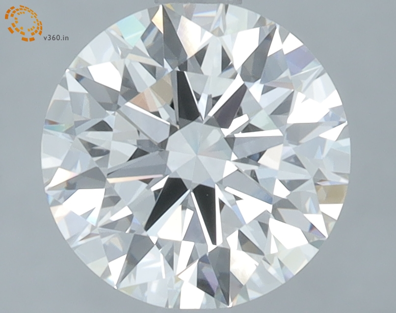 2.42 carat Round lab grown diamond, G VVS2, IGI certified