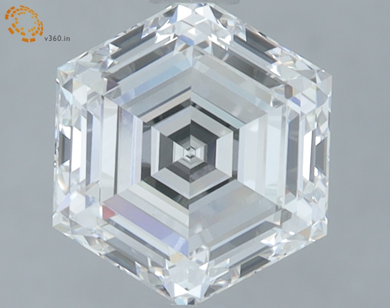 2.1 carat Hexagon diamond