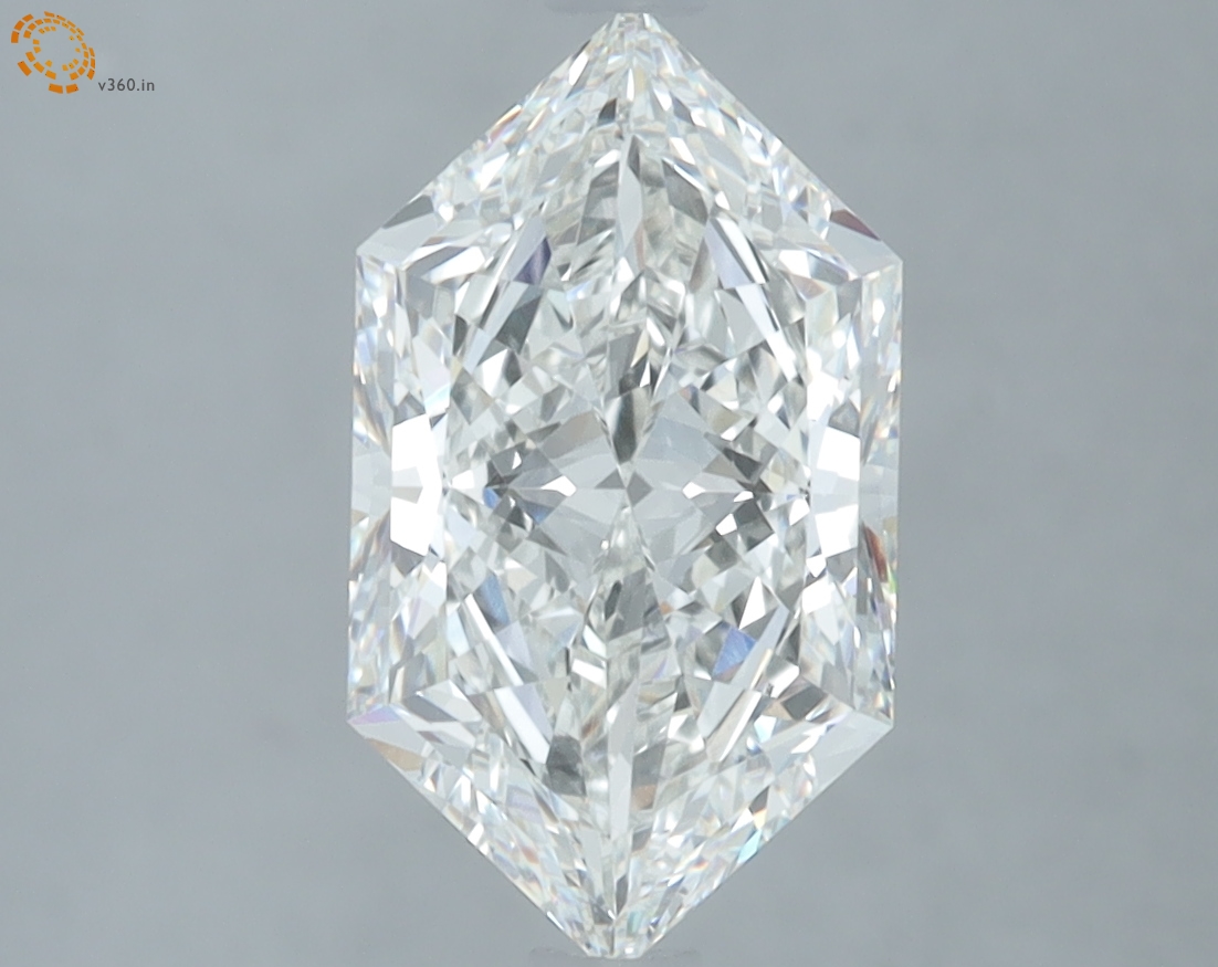 2.51 carat Hexagon Brilliant lab grown diamond, G VVS2, IGI certified