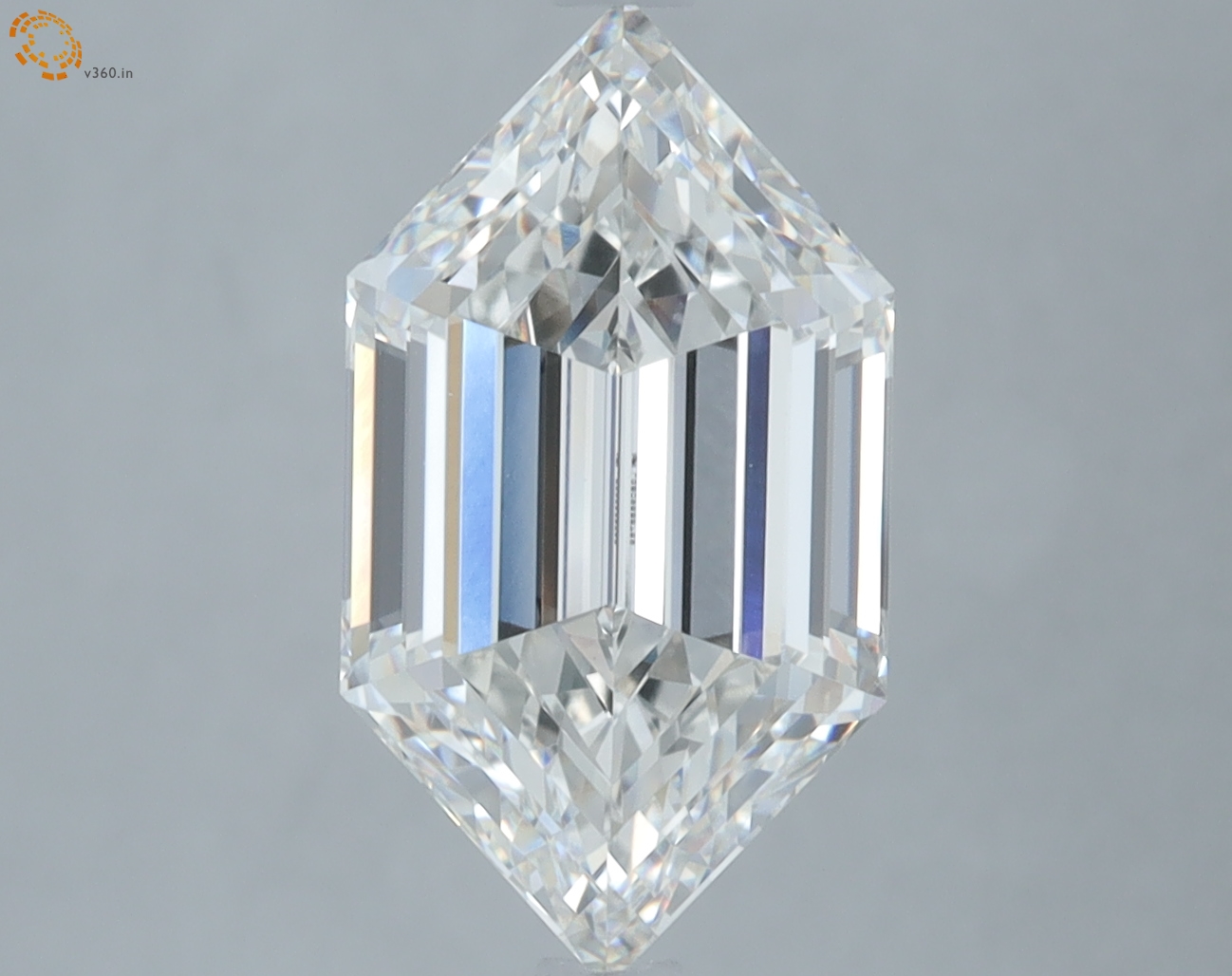 4.08 carat Hexagon diamond