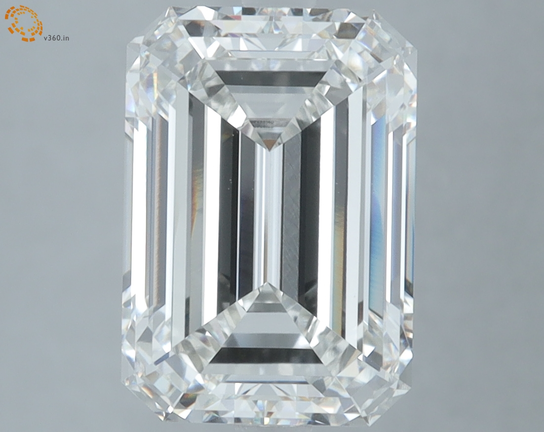 5.03 carat Emerald Cut lab grown diamond, G VVS2, IGI certified