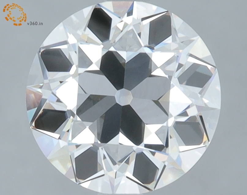 2.59 carat Euro Cut lab grown diamond, F VVS2, IGI certified