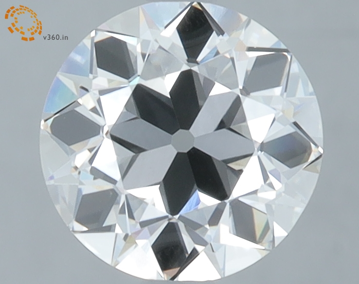 2.01 carat Euro Cut lab grown diamond, F VVS2, IGI certified