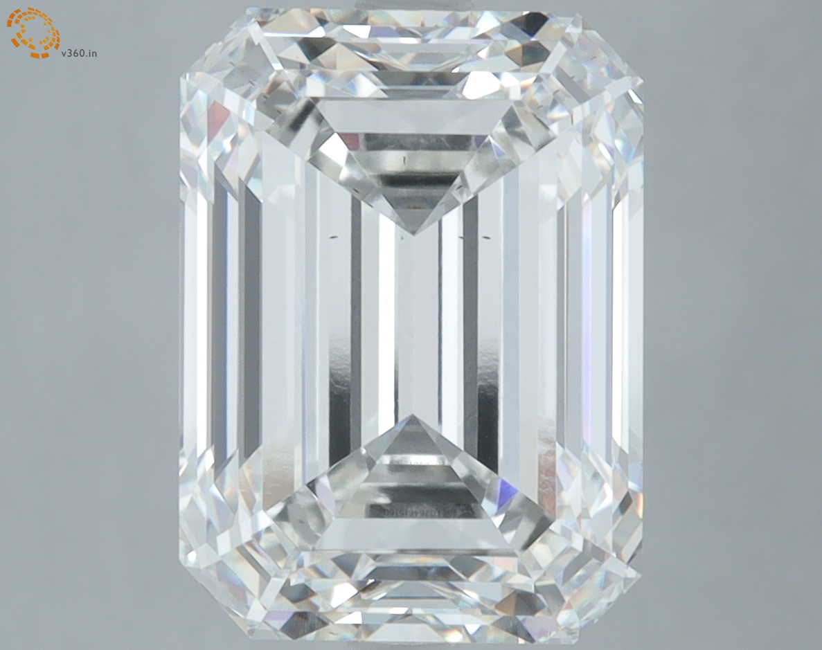 7.17 carat Emerald Cut lab grown diamond, F VS2, IGI certified