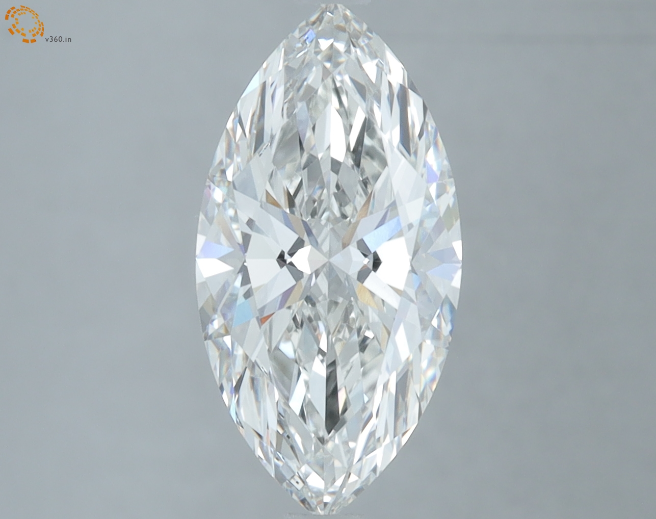2.52 carat Marquise lab grown diamond, G VVS2, IGI certified